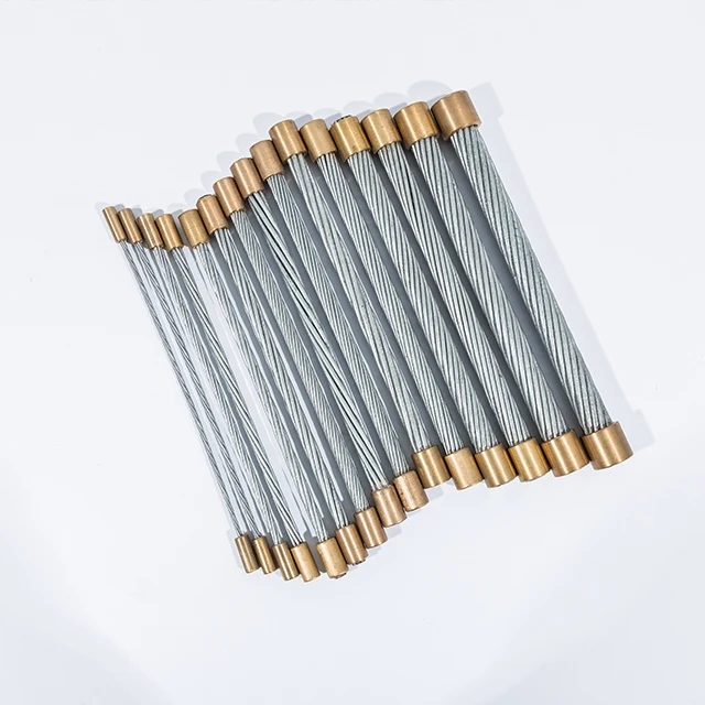 1*7 Cable High Tensile Strength Electro Zinc Coated Steel Wire Strand for Optical Fiber Cable