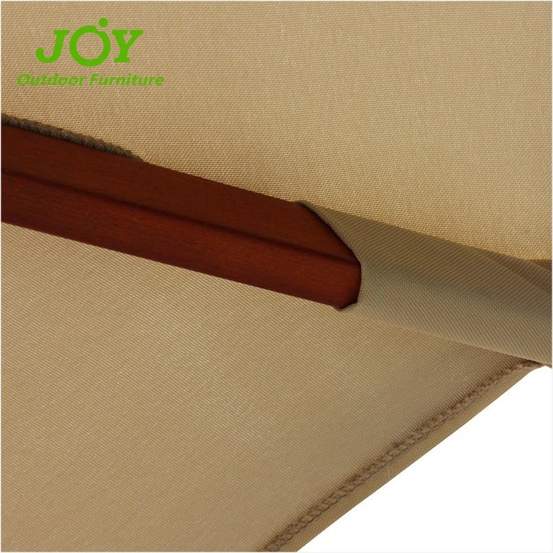 Wholesale Promotional Outdoor Wooden Market Beach Sun Umbrella Standard Size Wind Proof Cheap Mini Frame Advertising For Sale