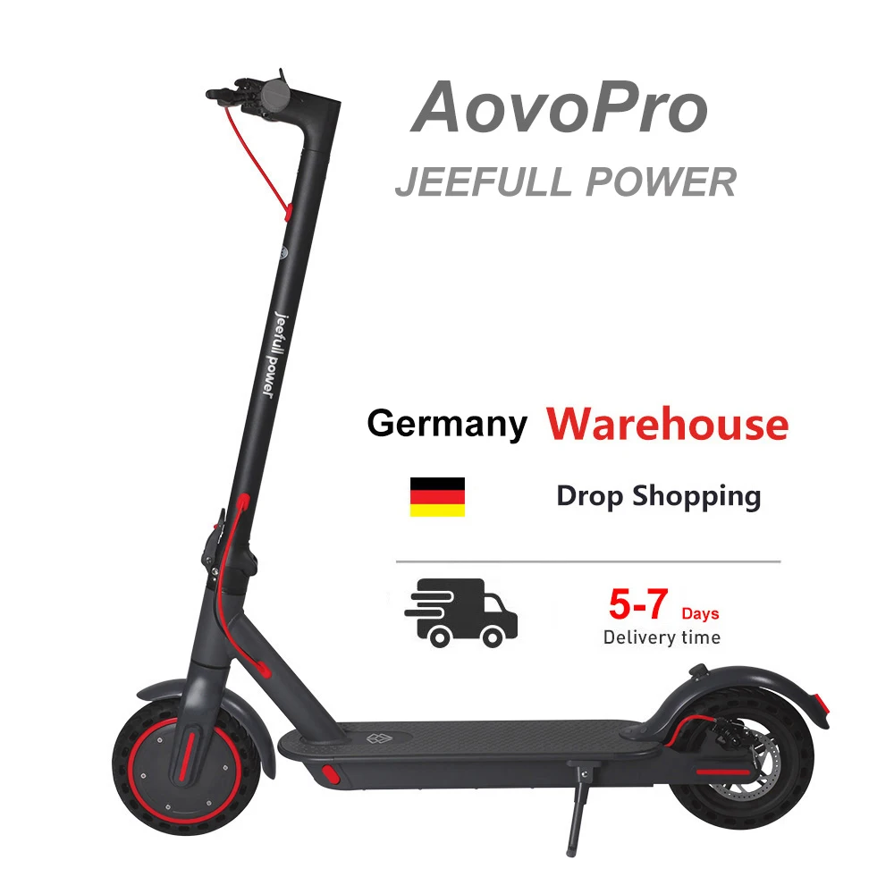 EU warehouse stock AOVO PRO m365 scooter 10.5ah 36v 350w cheap e scooter adult electric scooters