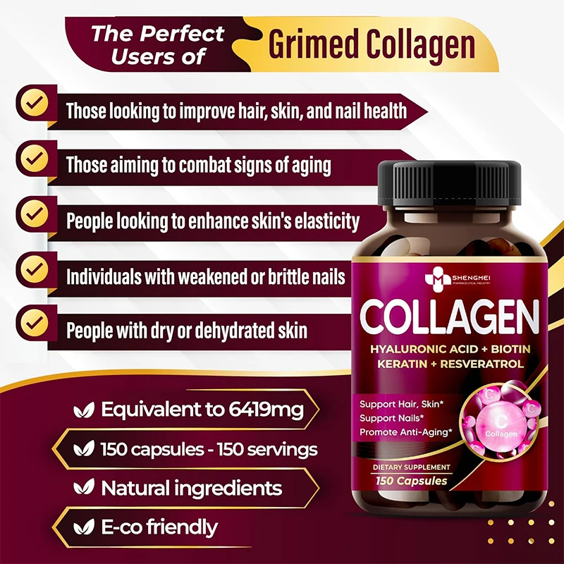 Private Labels Beauty Products Hydrolyzed Fish Marine Collagen Collagen Protein Drink Powder Hydrolyzed Hard Capsules