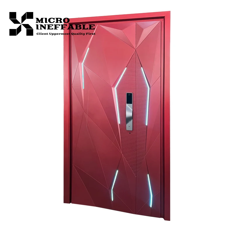 Excellence Quality Customized Design Main Exterior Front Security Door Aluminum Door Stainless Steel Door
