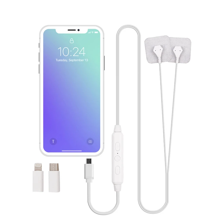 Mobile Phone EMS Massage Portable Mini Body   Massager Electric Acupuncture Pad Muscle Stimulator tens Therapy