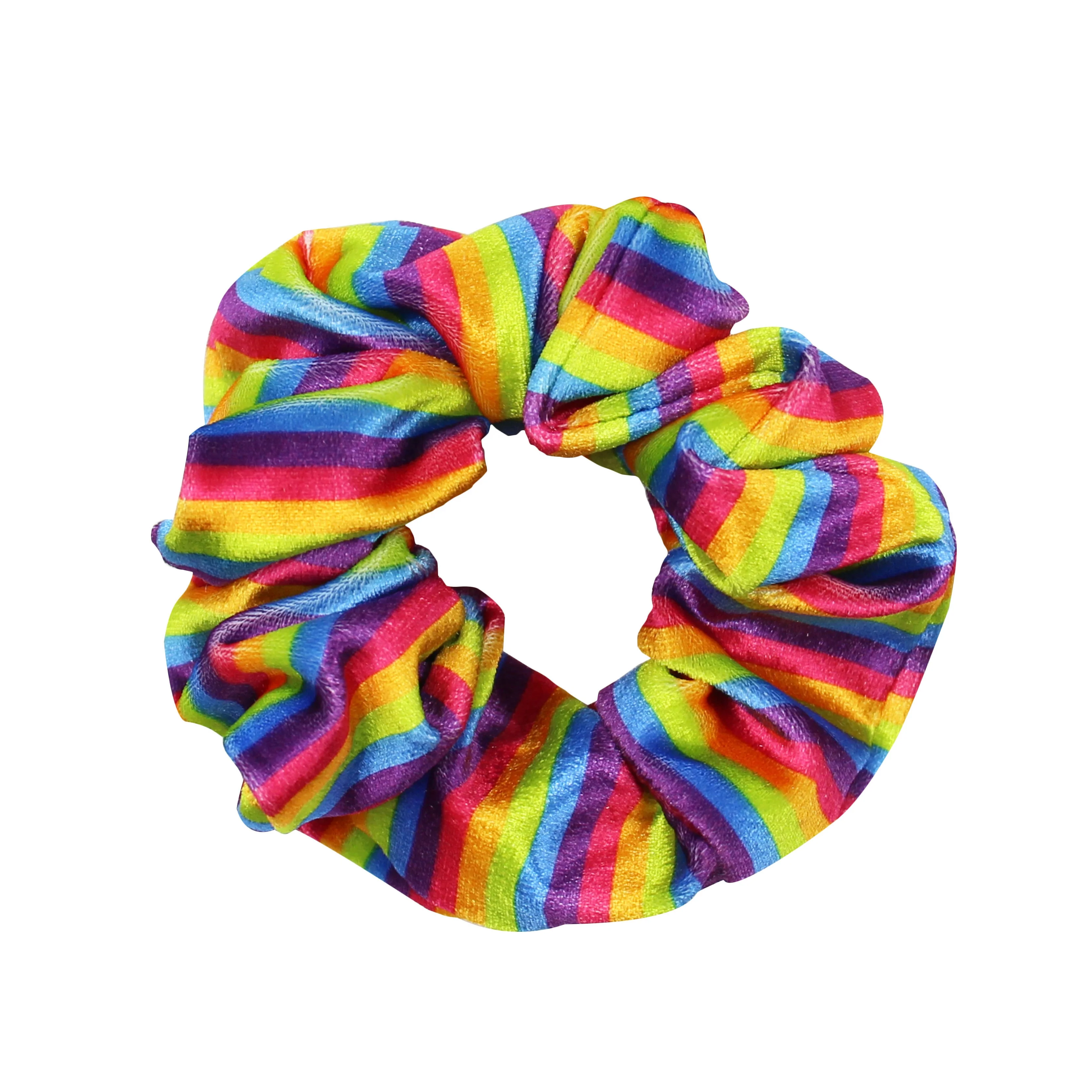  Оптовая продажа одежда высшего качества пользовательские Rinbow бархат резинки Комплект яркий цвет белье для