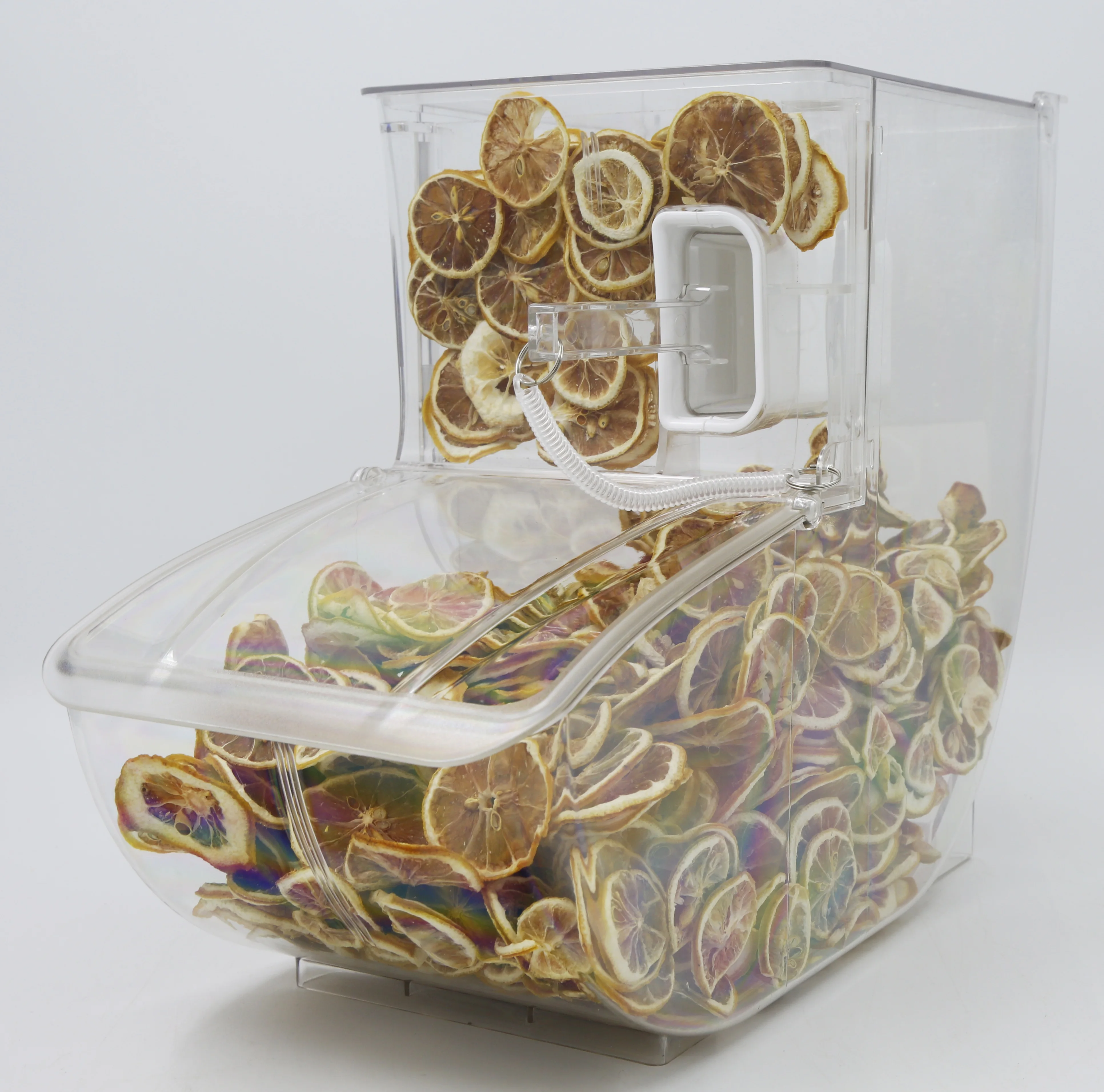 Popular High Clear Bulk Food Bin Candy Bin Scoop Bin