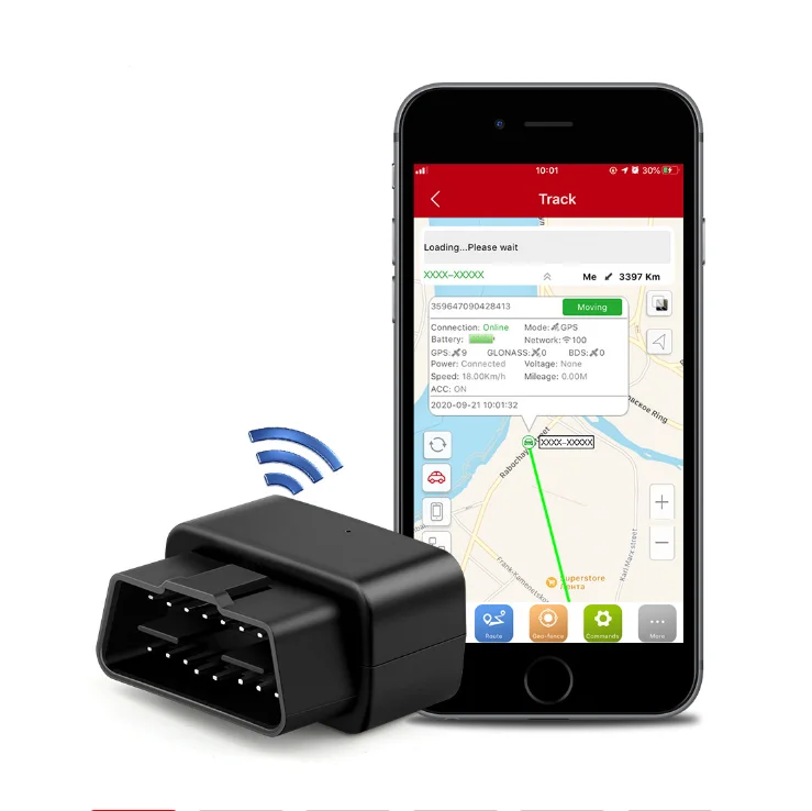 Mini Plug Play OBD GPS Tracker Car GSM OBDII Vehicle Tracking Device OBD2 16 PIN interface china gps locator with APP