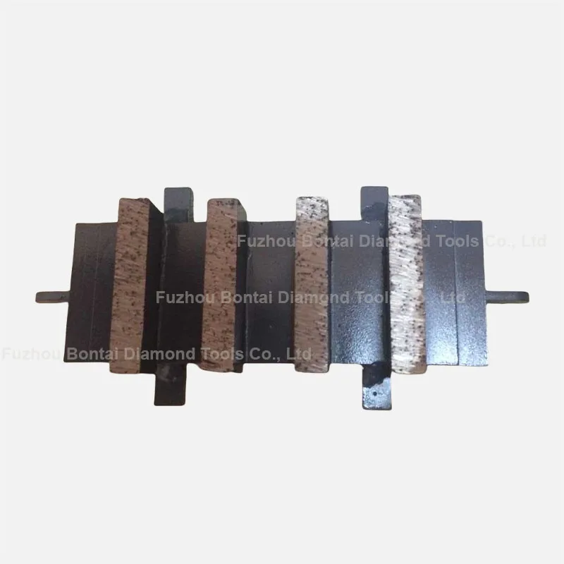 Bontai diamond tool with 4 bar grinding segments for concrete floor by EDCO grinder