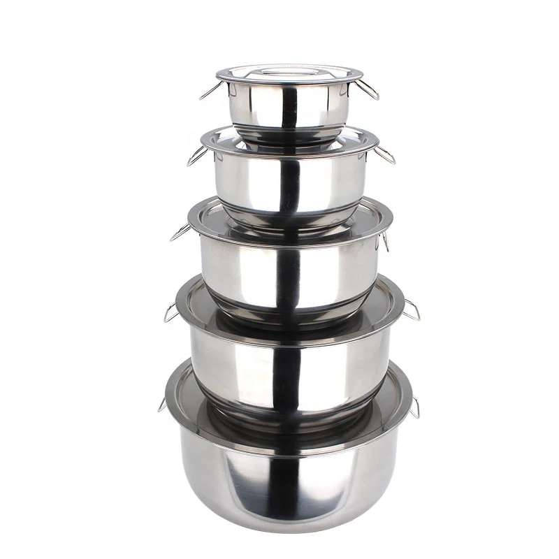 
5pcs Thailand Kitchenware Kitchen Sets Accessories Thai Cooking Pot With 5Pcs Storage Box 