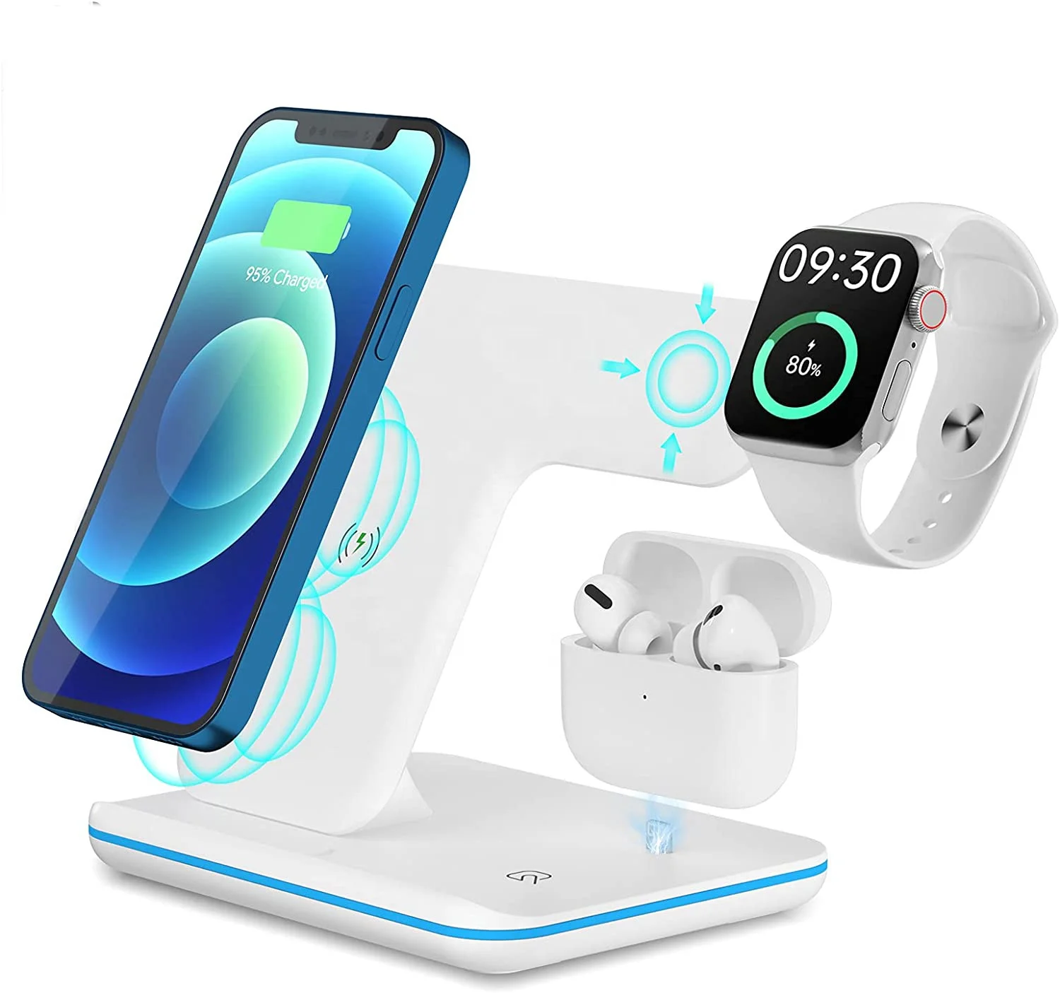 2022 Amazons Best Seller 3 in 1 Wireless Charger Station Alibaba Most Sold Product