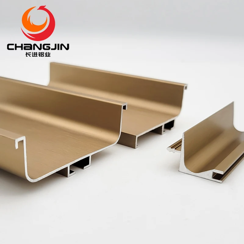 handles drawer kitchen aluminum alloy edge pull drawer pulls handle finger pulls for cabinets