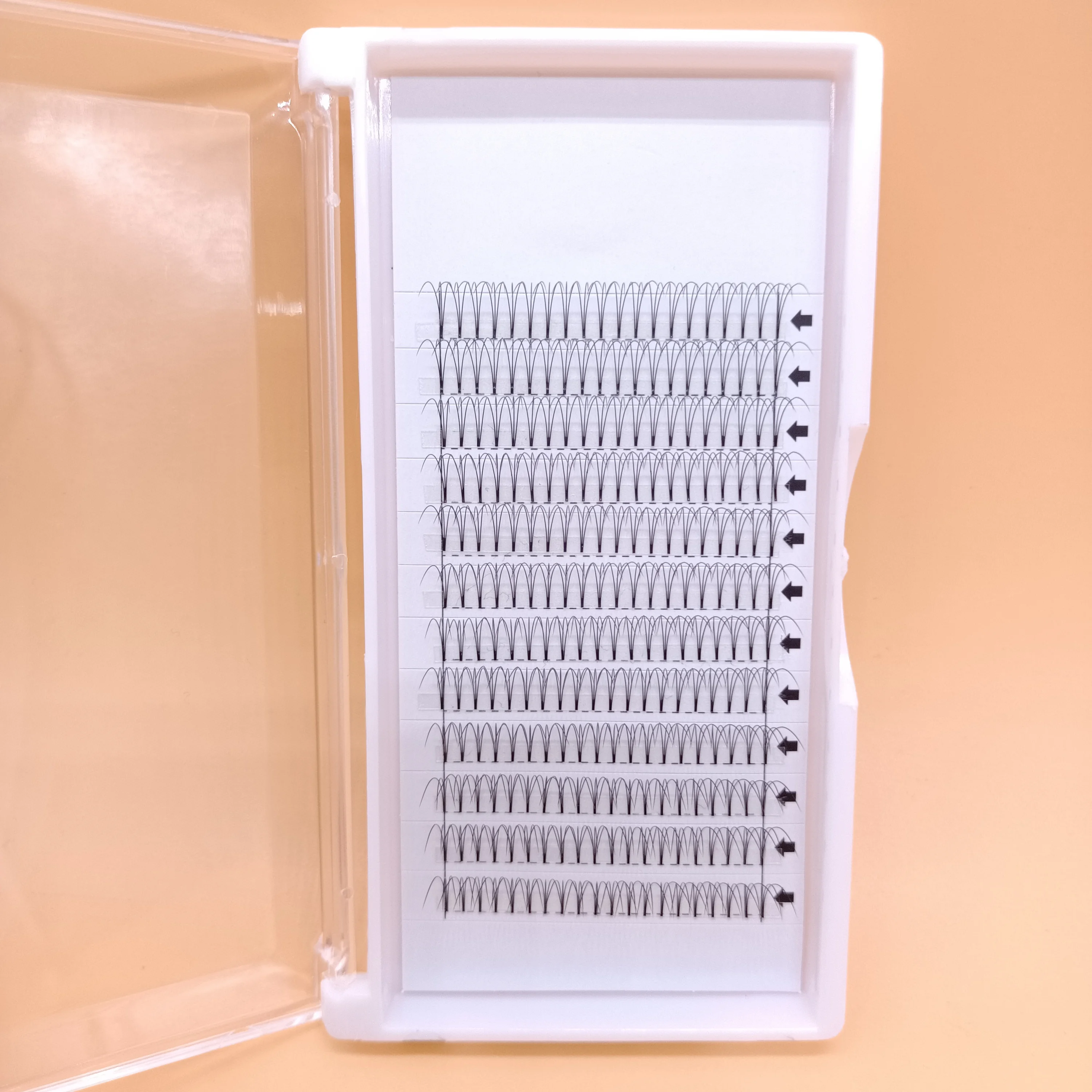 Корейские PBT волокна оптом private label готовые ресницы 0 10 мм 3d русские объемные