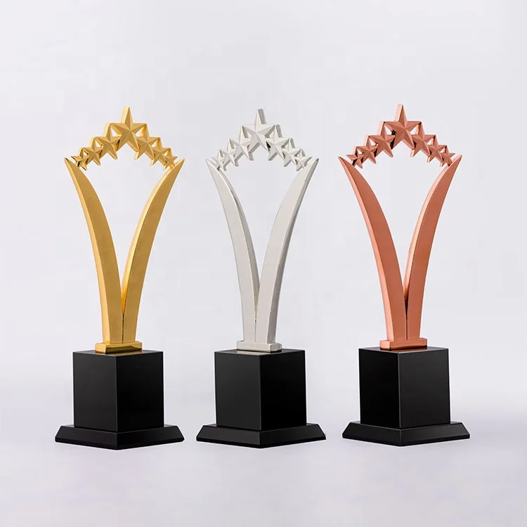 Commercial Gift Souvenir World Globe Metal Crown Trophy Resin Competition Prize Champions Cup Trophies Awards