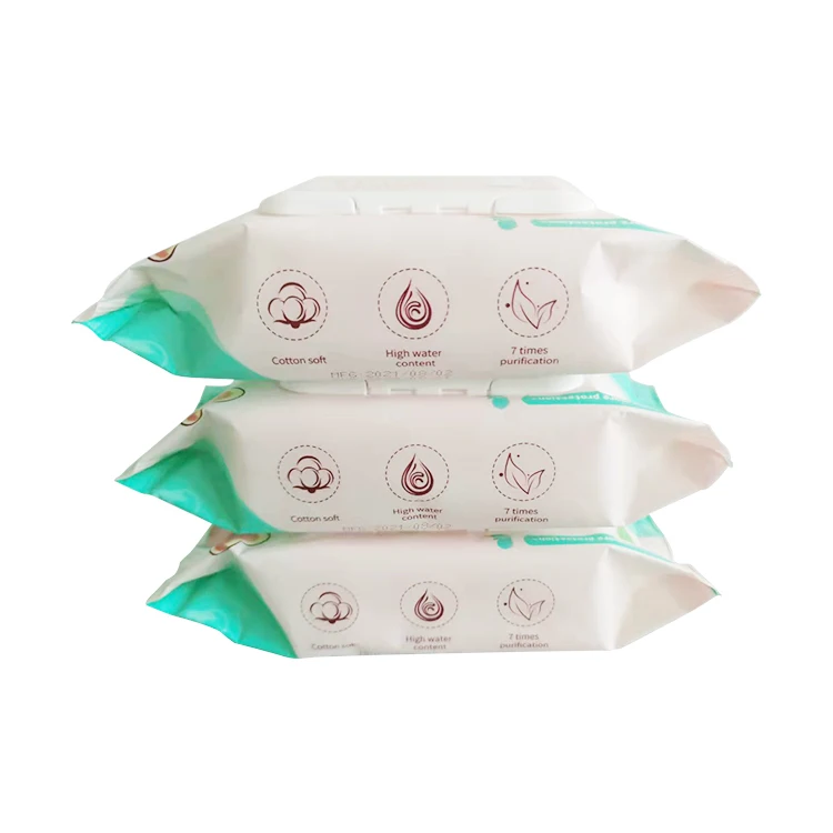 Нетканые Мягкие деликатные биоразлагаемые органические чистящие Волшебные Смываемые детские влажные