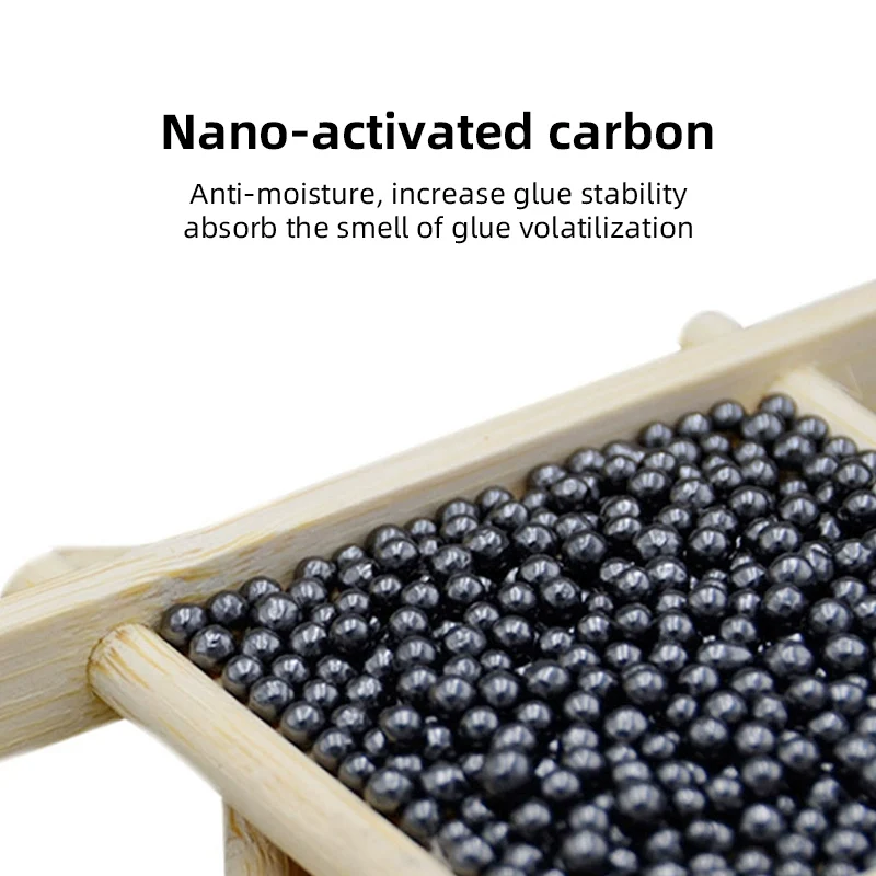 IRISMANLI 2024 Eyelash Extension Glue Storage Container Activated Carbon with temperature Hygrometer Glue Storage Tank