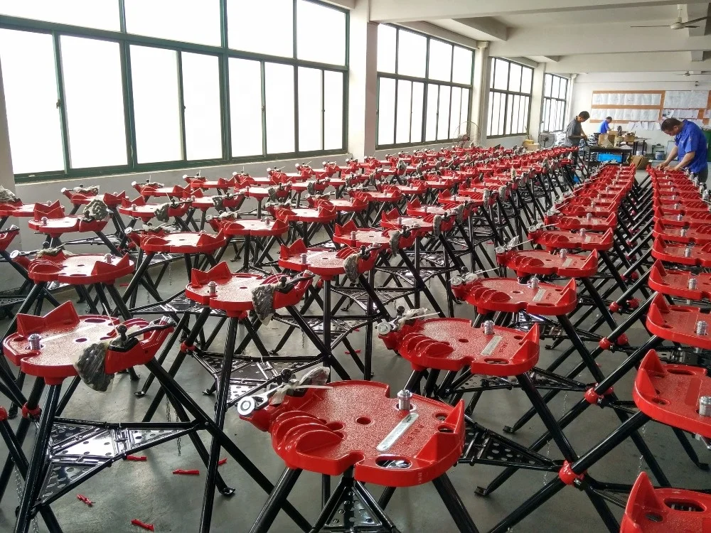 460 Aluminum Pipe Tri-stand Chain Vise 1/8inch to 6inch Pipe Holding Stand