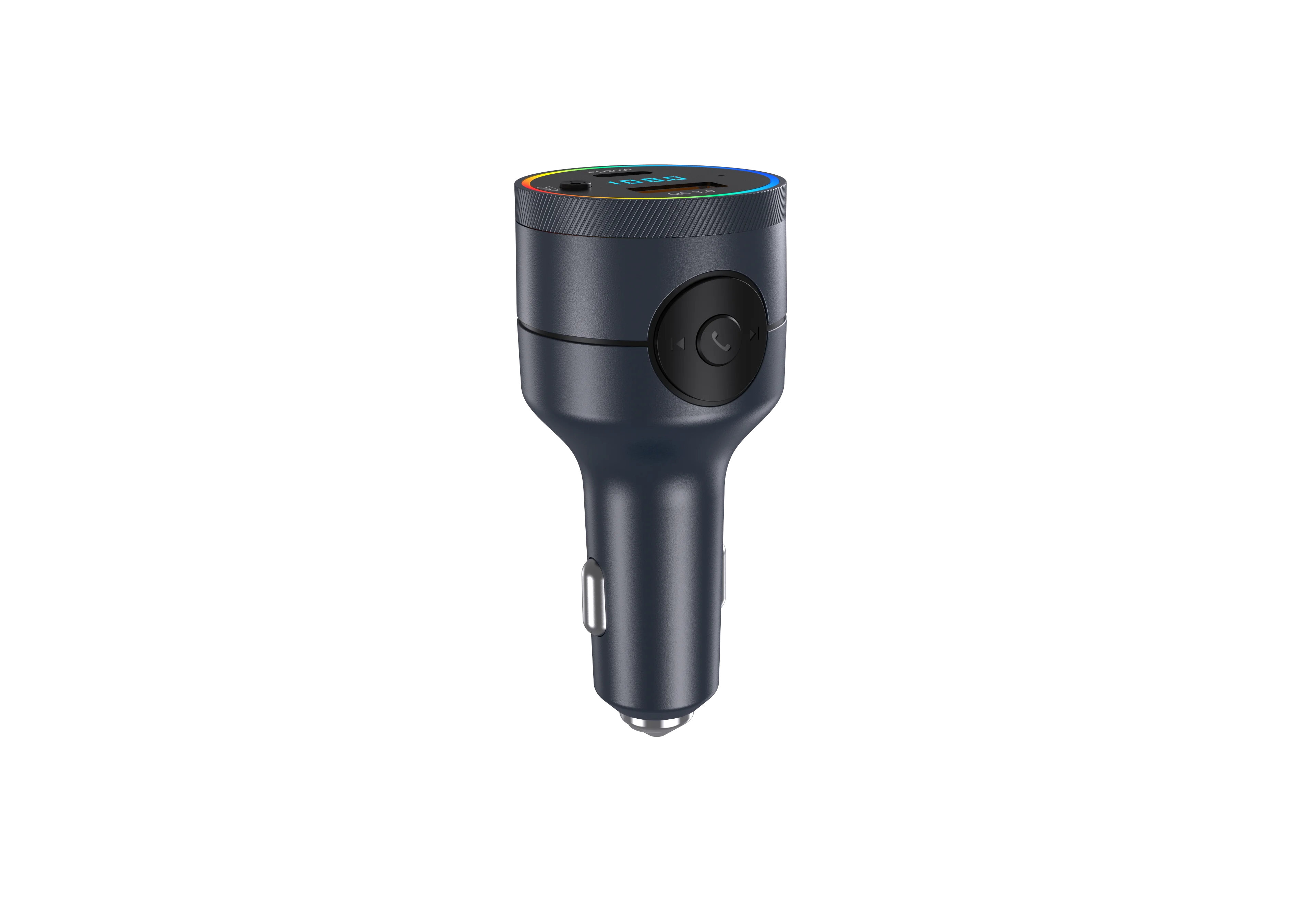T501 Simr PD QC 3.1A Wireless Handsfree Audio Car Mp3 Player car Kit Dual  Fast car Charger Modulator Bluetooth fm transmitter