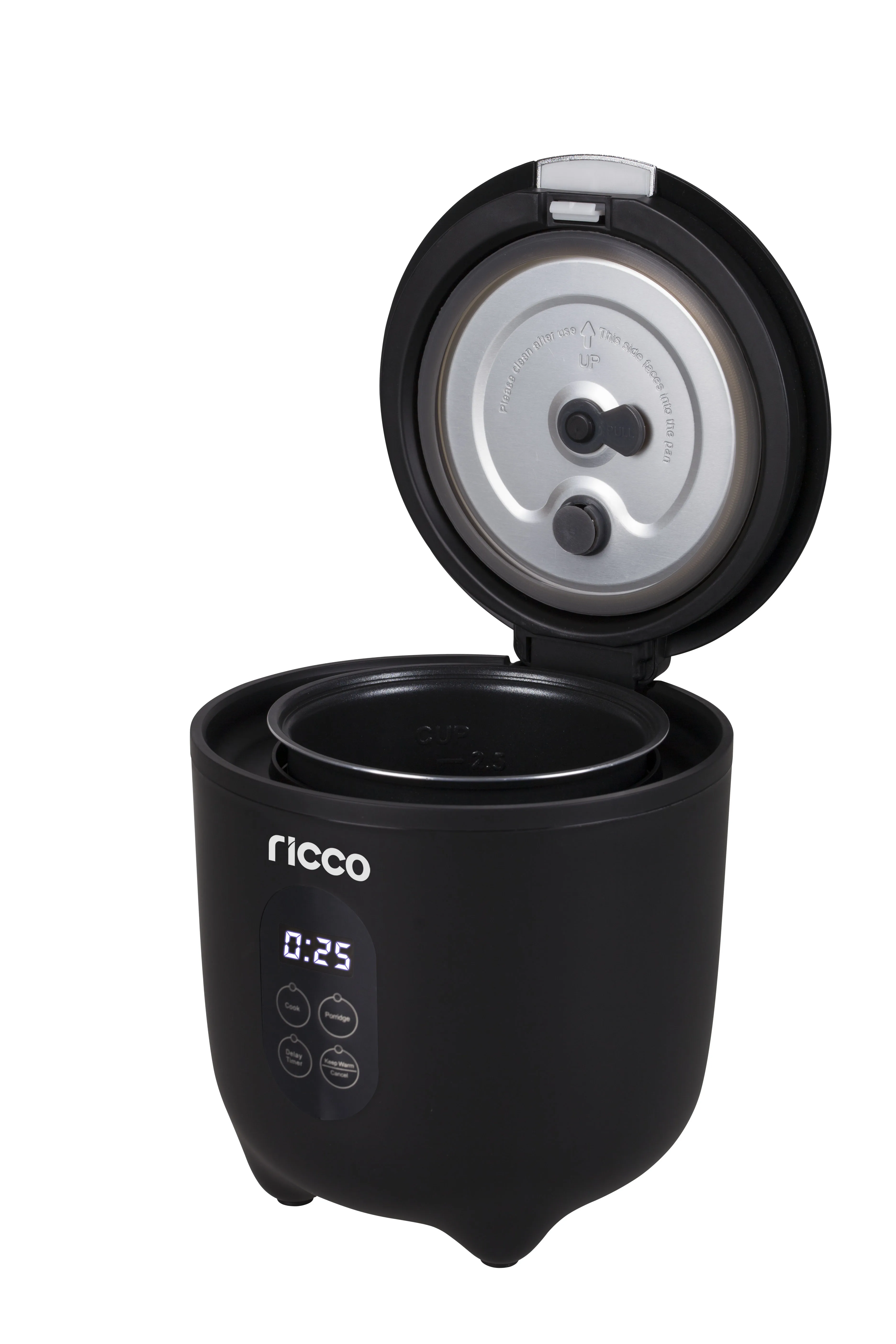 Ricco New Arrival 2 PERSON USE 1.2 L Mini Digital Multi Function Rice Cooker With Removable Non-stick Pot and Porridge function