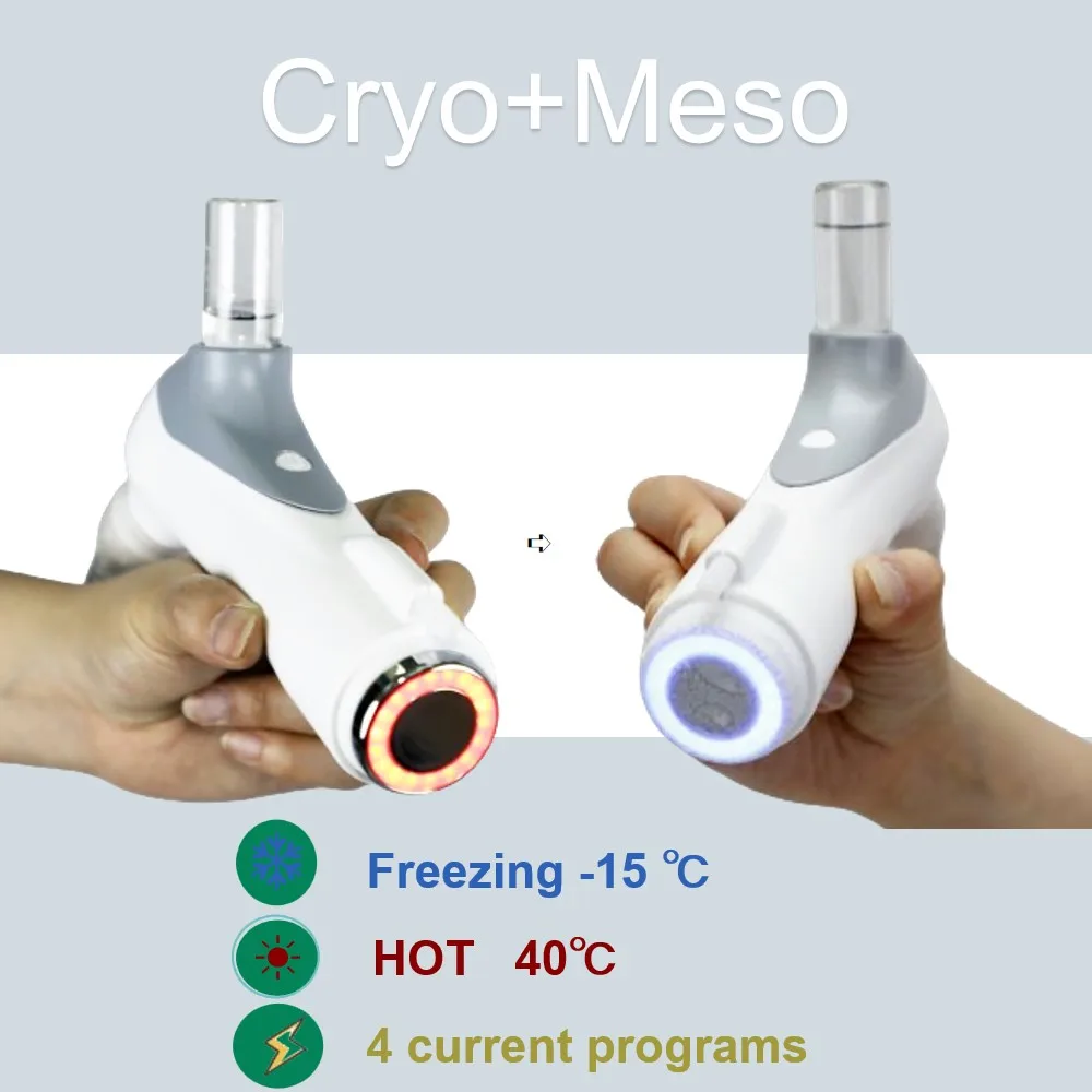 2024 cryotherapy  electroporation mesotherapy facial machine face lift detox beauty machine