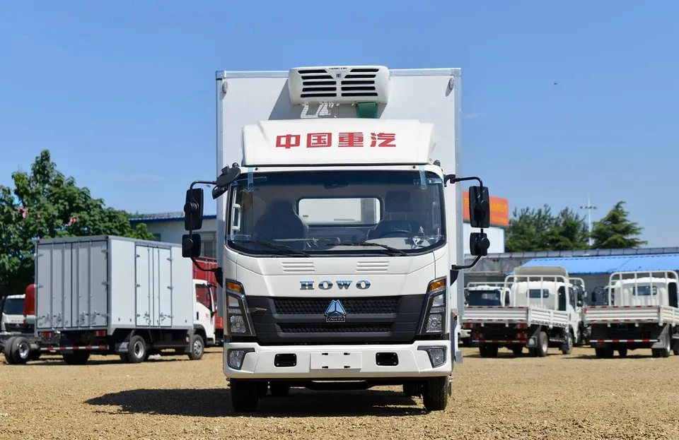 Небольшой грузовик-рефрижератор sinotruc Howo 4x2 4 1 м 160 л.с.