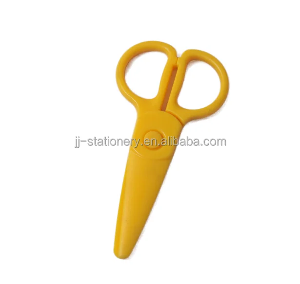 Plastic Safety Kids Paper Cutting Scissors for School Children Cutting Tools Paper Craft Supplies