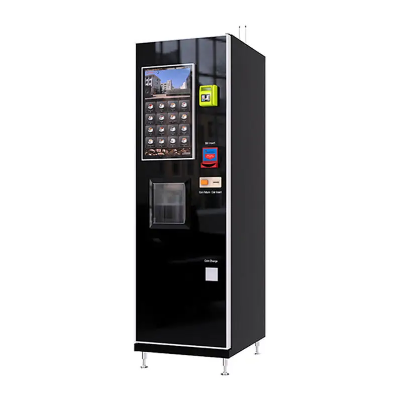 Commercial Operated Automatic Coffee Vending Machine Cold And Hot