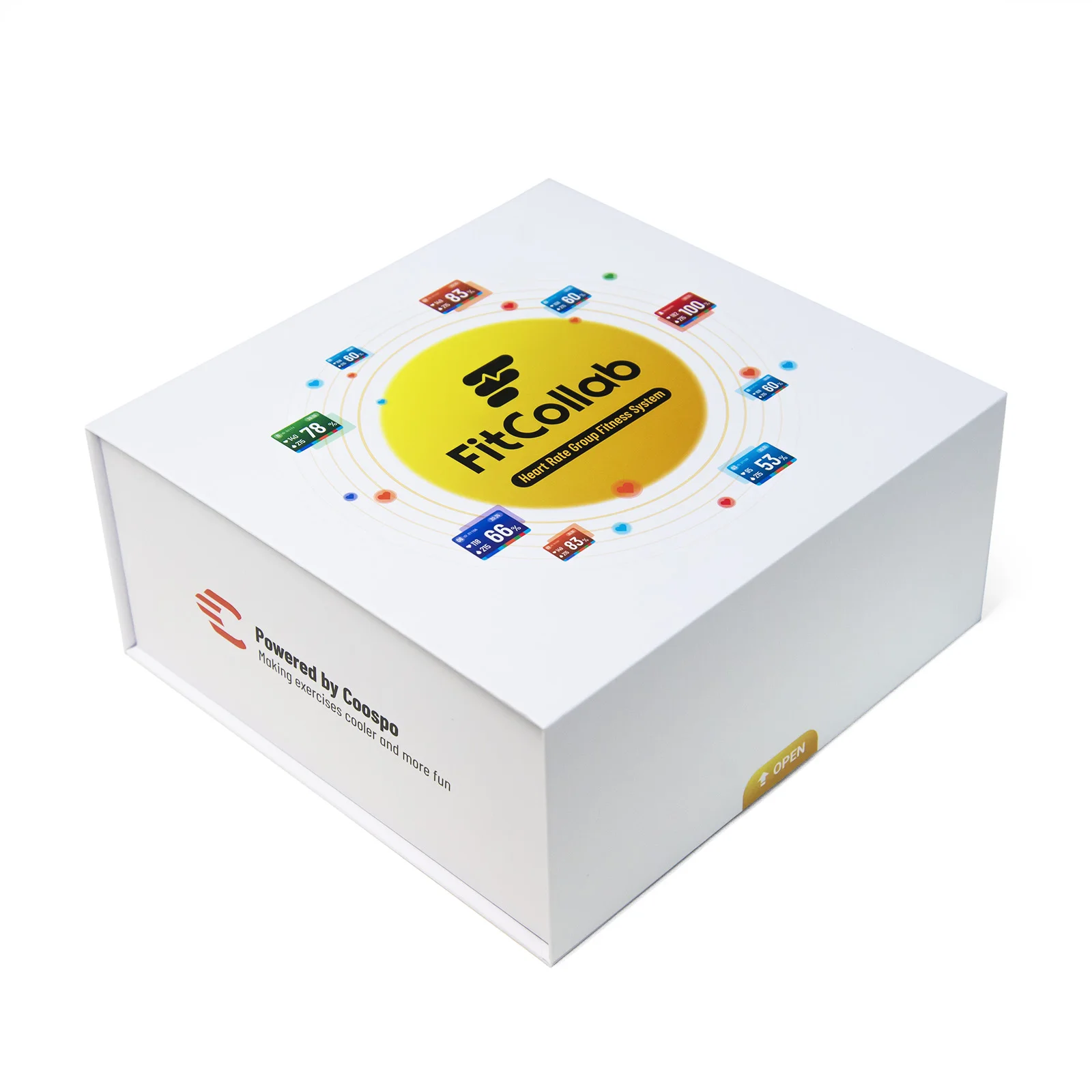 FITCOLLAB Heart Rate Training System for Group Fitness Center