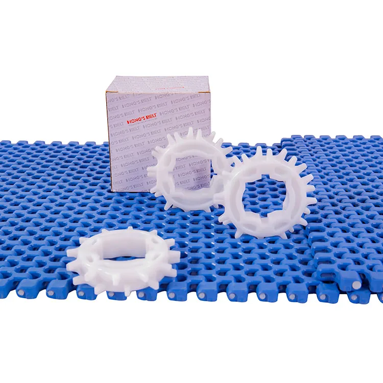 HONNGSBELT HS-500B-HD curved flush grid conveyor belt  for baking and fruit processing line