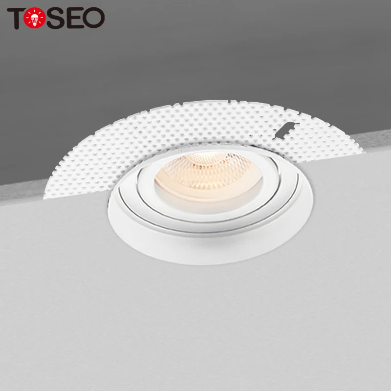 Led Lighting Supplier Round Trimless Lamp Led Downlight  Adjustable Recessed Anti Glare Spotlight 5W Ceiling Light