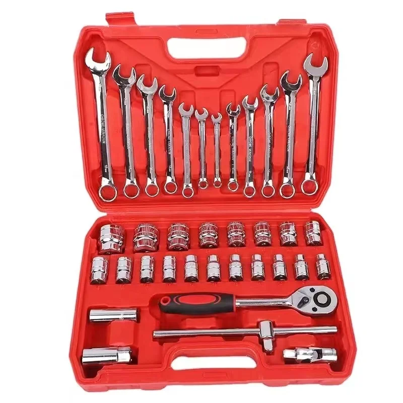 GW37PCSMotorcycle Инструменты для ремонта авто 37 шт. Набор торцевых ключей коробка инструментов крутящего момента автомобиля пока нет отзывов