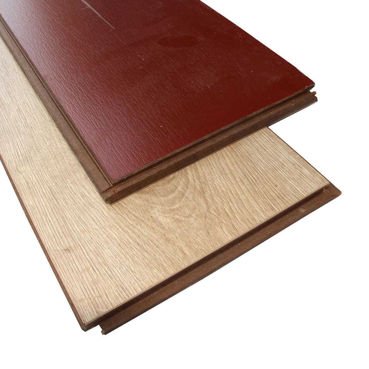 12MM Water Resistant High Pressure Laminated Board Mounted  Partitions Office Gloss Laminate Flooring