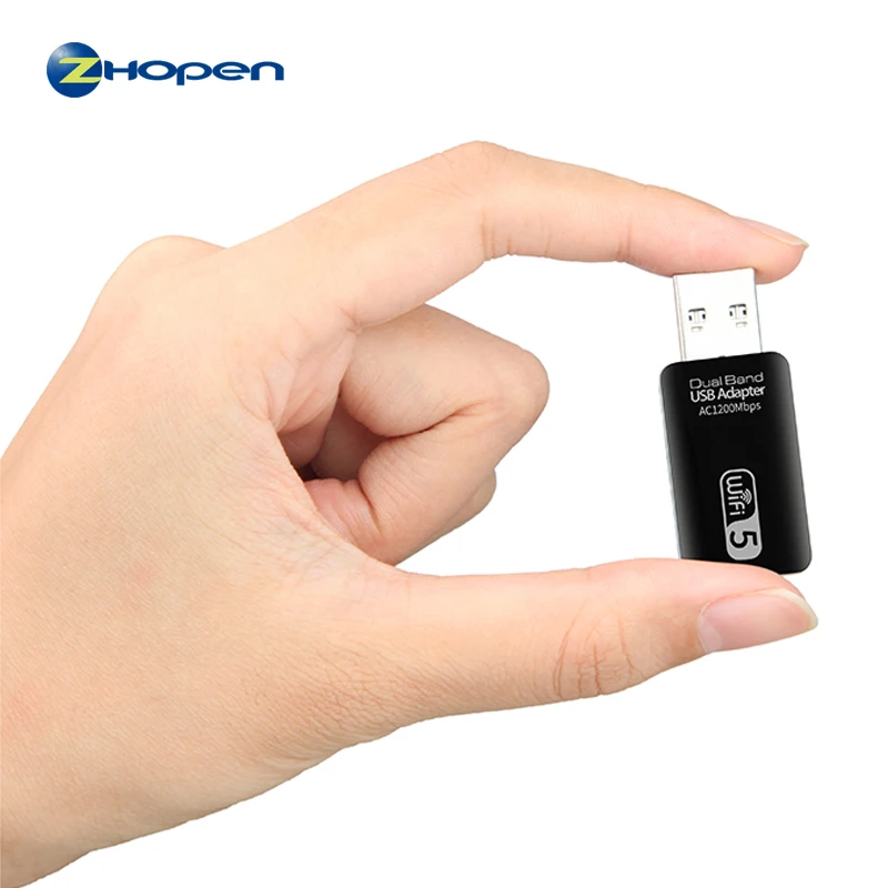 high speed rtl8812bu AC1200 (866+300) mbps wireless usb wifi adapter dual band 802.11 2.4G&5G lan card for laptop desktop