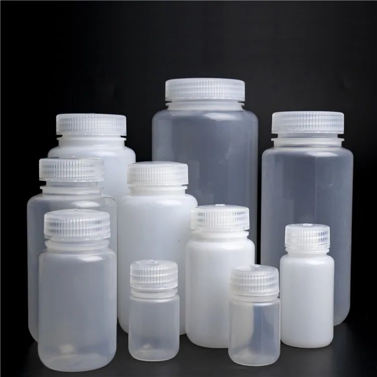Chinese Suppliers Can Customize Transparent Plastic Reagent Bottles with Screw Cover