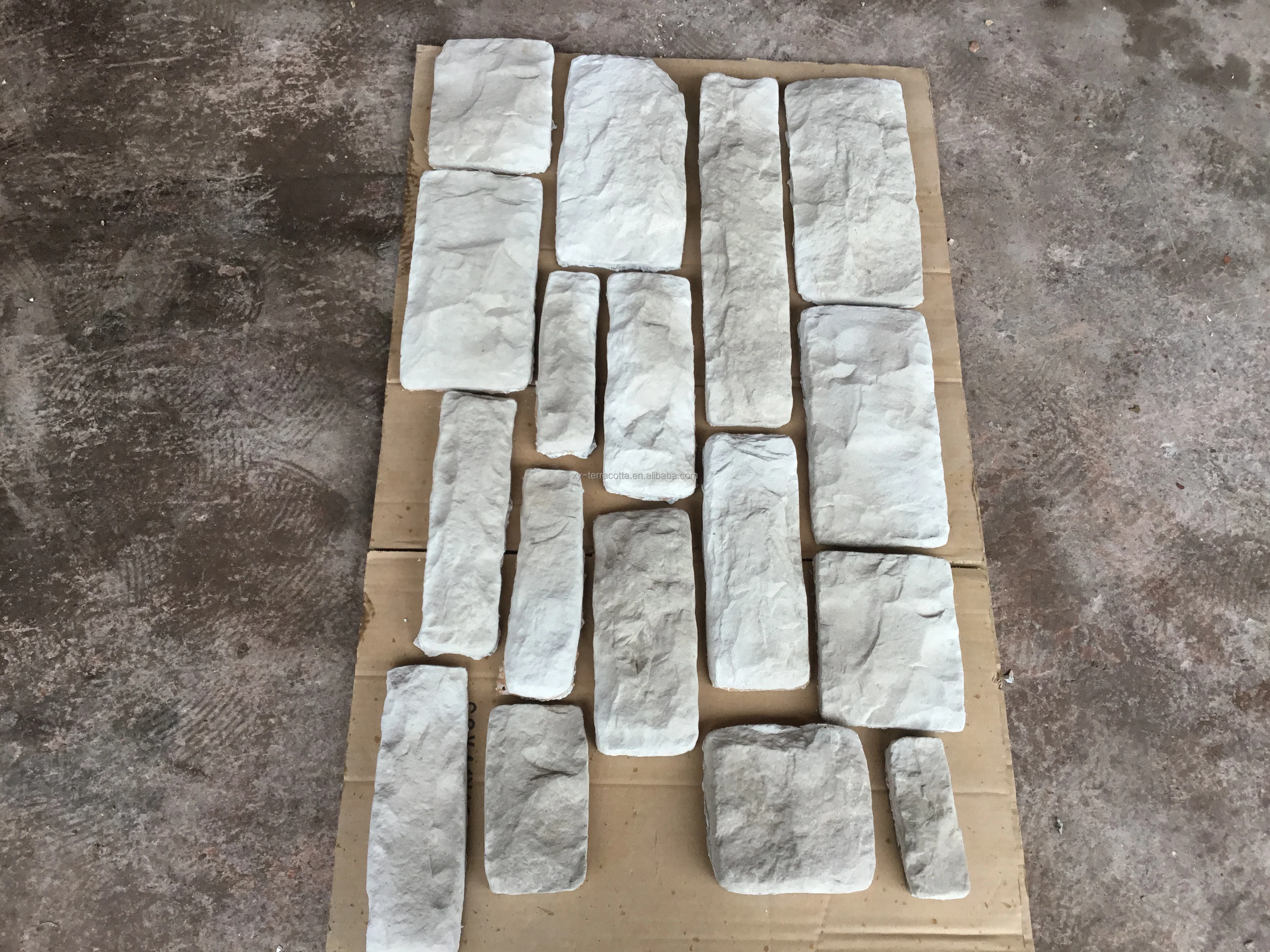 beige cream white off color stone wall siding cladding veneer landscape house decoration design