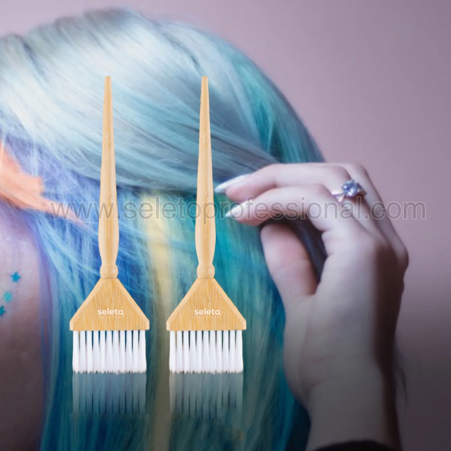 Best selling Bamboo Hair Brush With Box Brush Hair Color For Salon Use