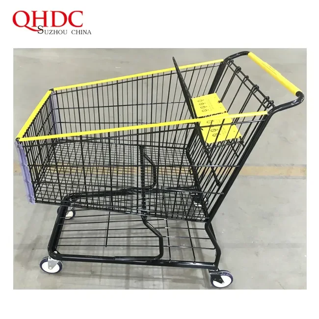 Supermarket Shopping Trolley/Shopping Cart/Chromed Hand Trolley