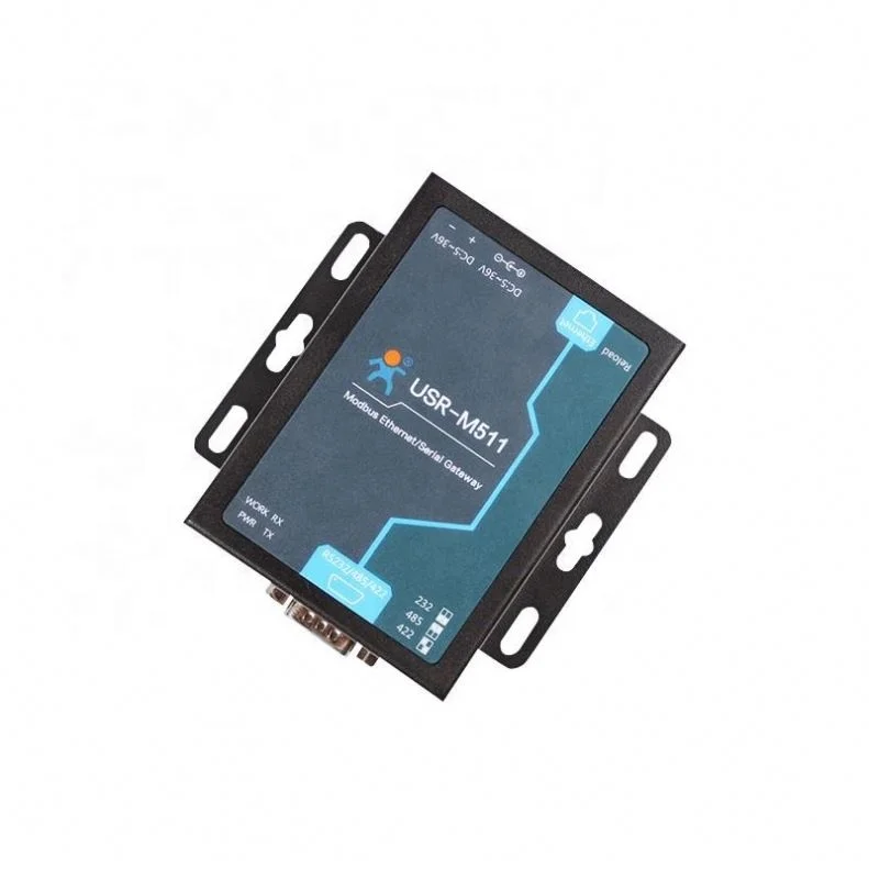 USR-M511 Modbus шлюз поддержка RS232 RS485 RS422 серийный для оптоволкна вай-Modbus RTU/ASCII для TCP с протоколом Modbus RTU ptz-камеры