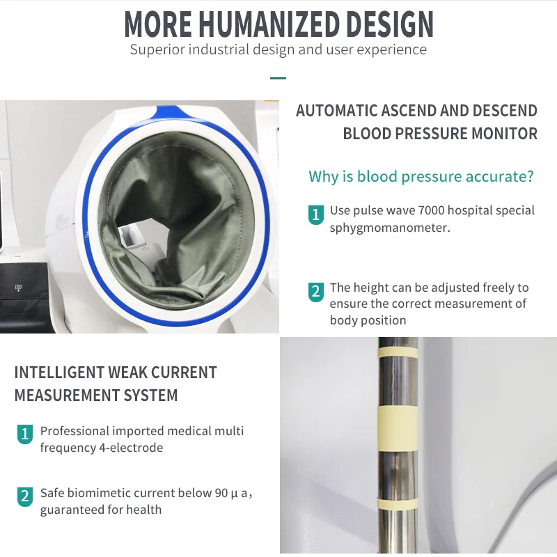 Interactive Health Body Analyzer Vital Signs Monitor Station Telehealth Kiosk Telemedicine Equipment