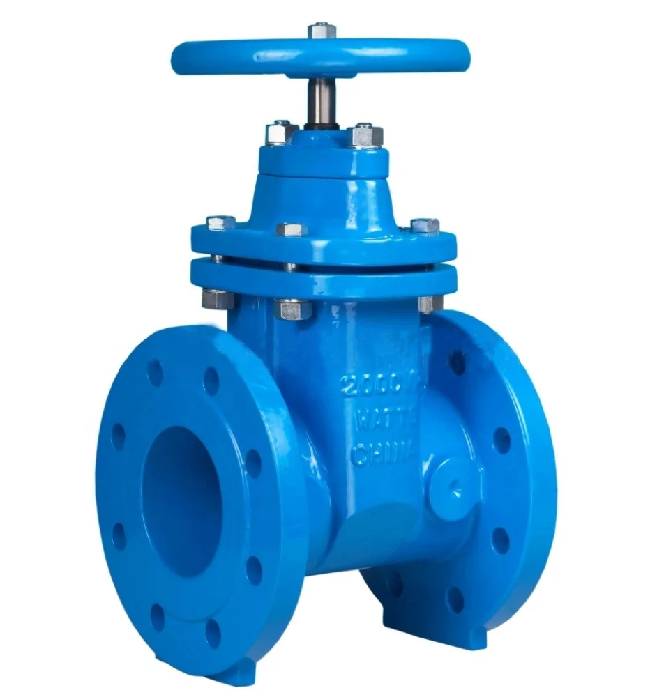 Series AWWA C509 NRS Resilient Seat cast iron 4 inch water gate valve handwheel