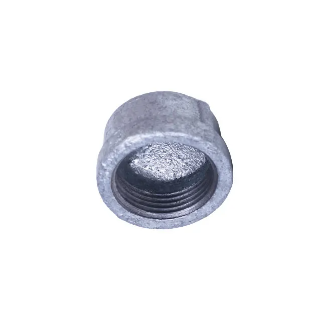 Galvanized and Black Malleable Iron Cast Pipe plug for Steampunk Vintage Shelf Bracket DIY Plumbing Pipe Decor Furniture