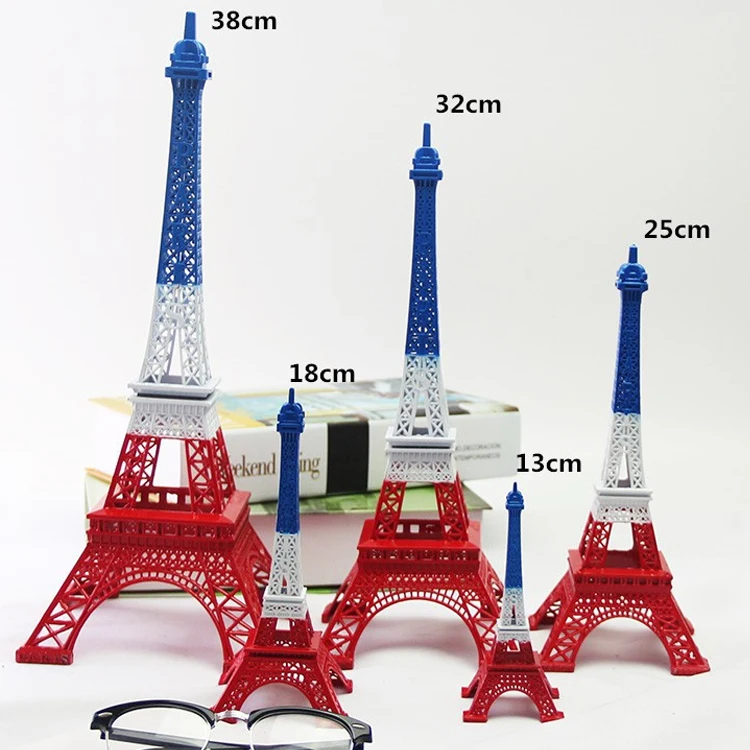 Wholesale custom france tourist gift metal eiffel tower souvenirs keychain