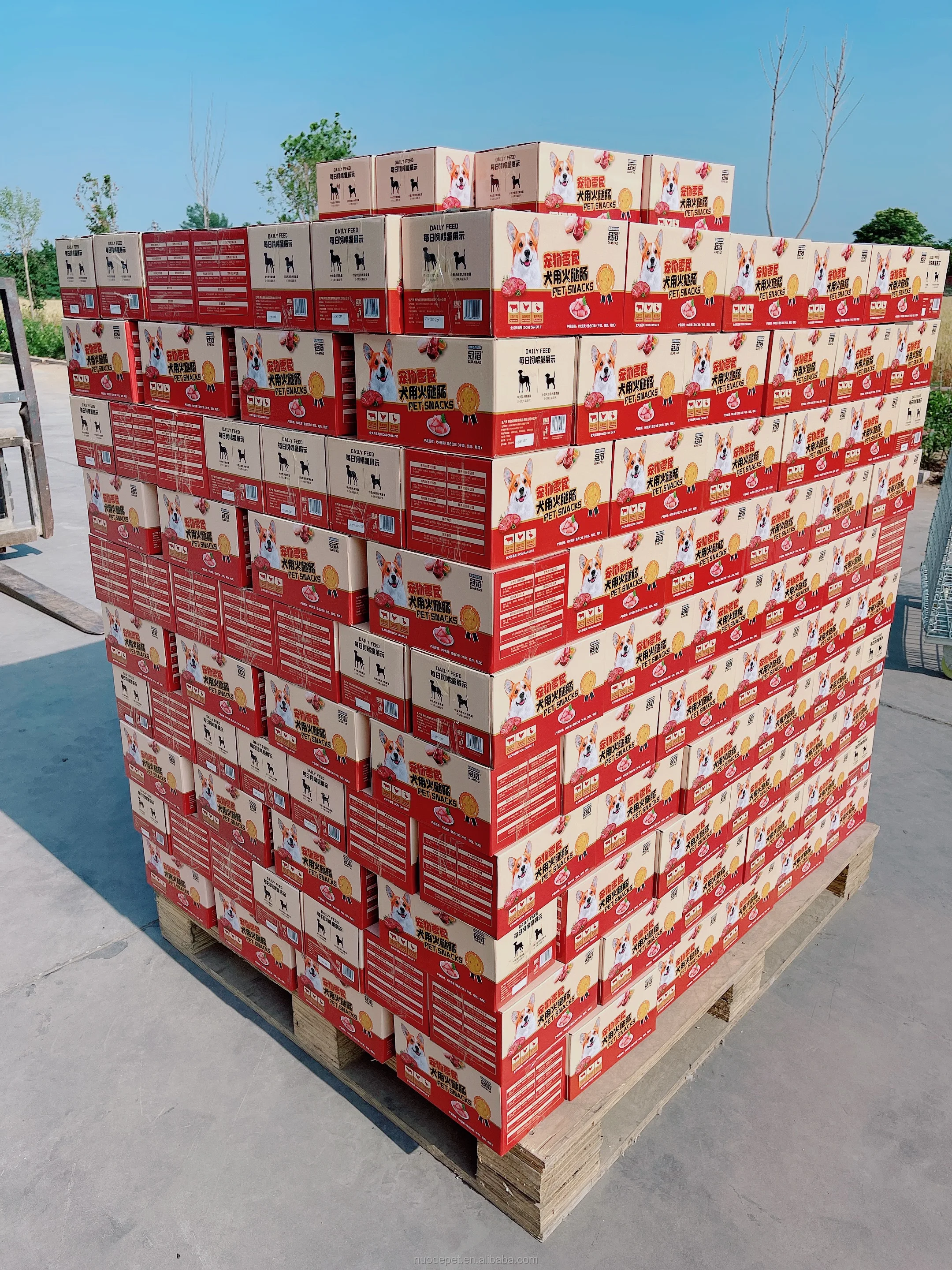 GIBO Brand factory wholesale natural dry cod skin cube dog treats OEM dog dental chew fish skin pet treats