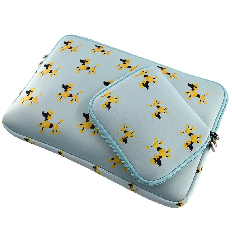 Fashionable Neoprene Zipper Closed  Multi Color Laptop Sleeve Bag