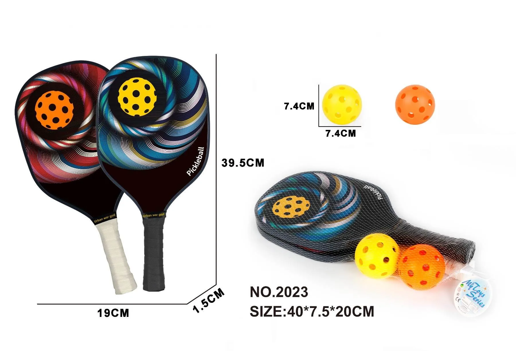 Factory Direct Manufacturer 18.5-inch plastic tennis racket Outdoor Sports Equipment for kids