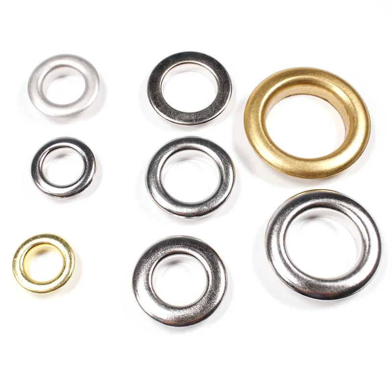 Заводская оптовая продажа, аксессуары для оконных штор, большая металлическая люверса 40 мм 50 мм, кольцо с Люверсами