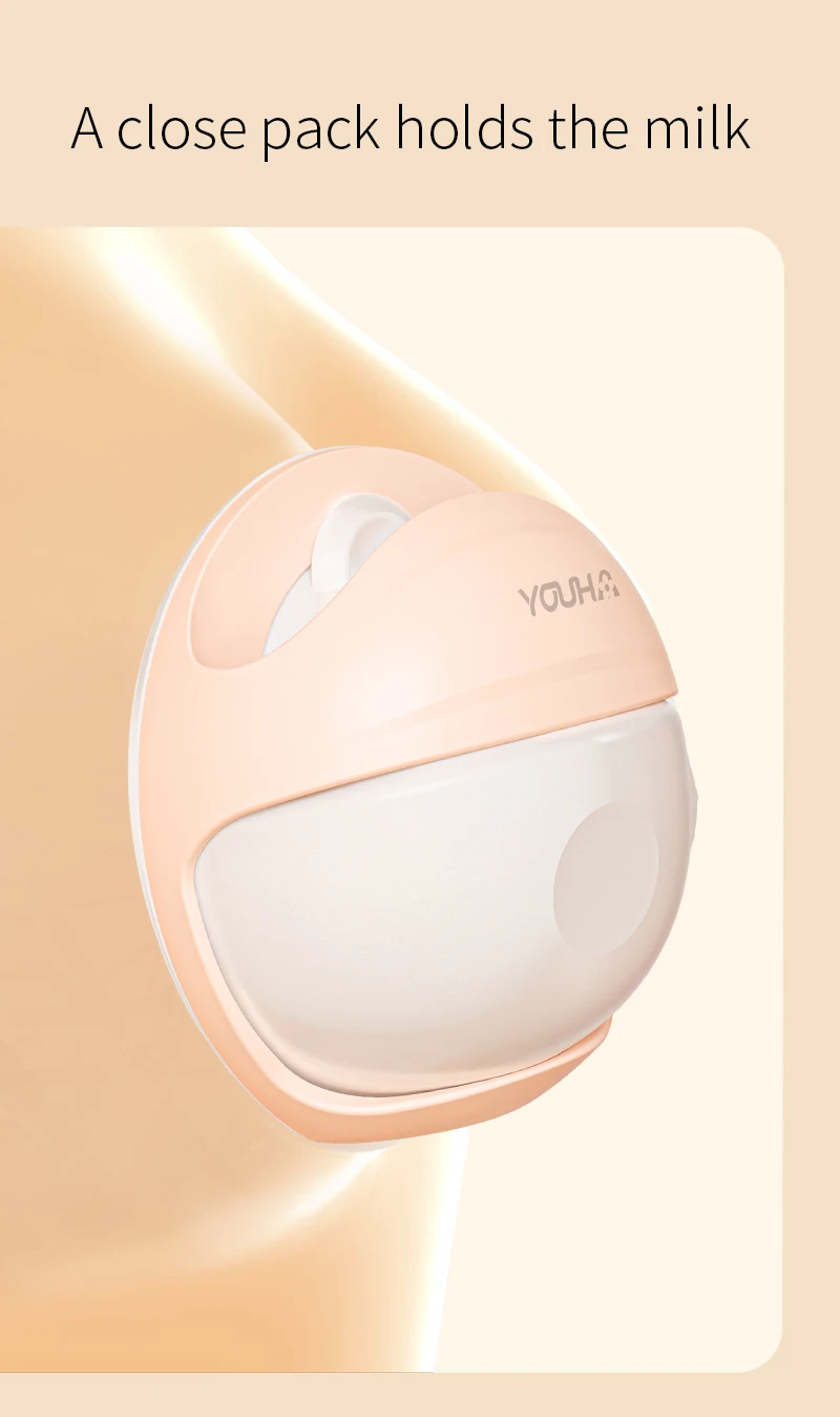 factory OEM custom New Design Food Grade hands free suction Breast Milk Collector Silicone wearable manual breast pump