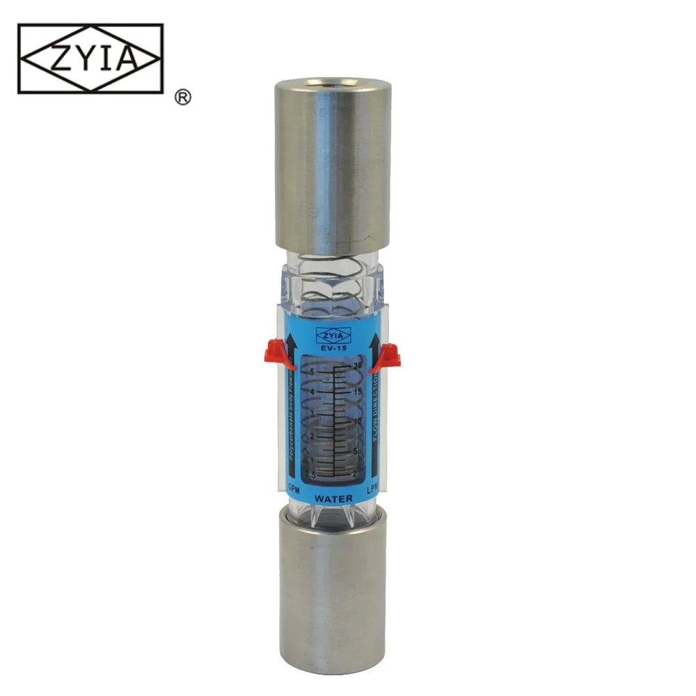 High performance easy view inline plastic tube type water flowmeter ( Any Positon Installation)