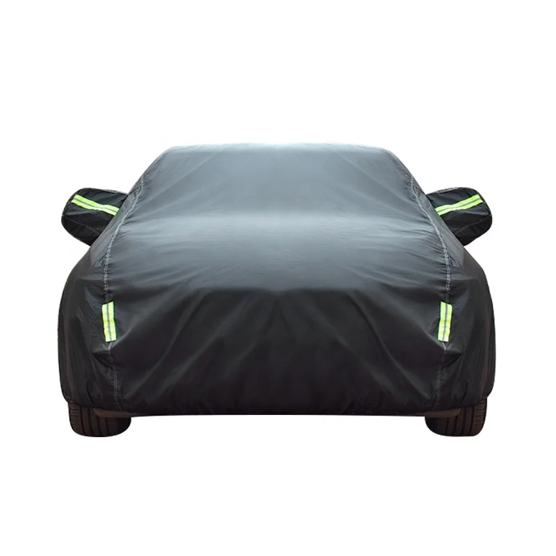 All Weather Outdoor Universal Automatic Car Cover 6 layer Waterproof Windproof Dustproof Snowproof Disposable