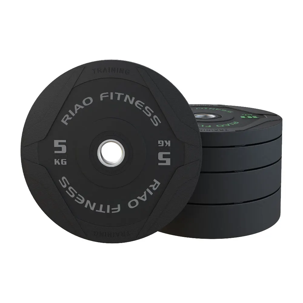 Wholesale Weightlifting Fitness Workout 5 10 15 20 25KG Rubber Coated Weight Plate Bumper Plate