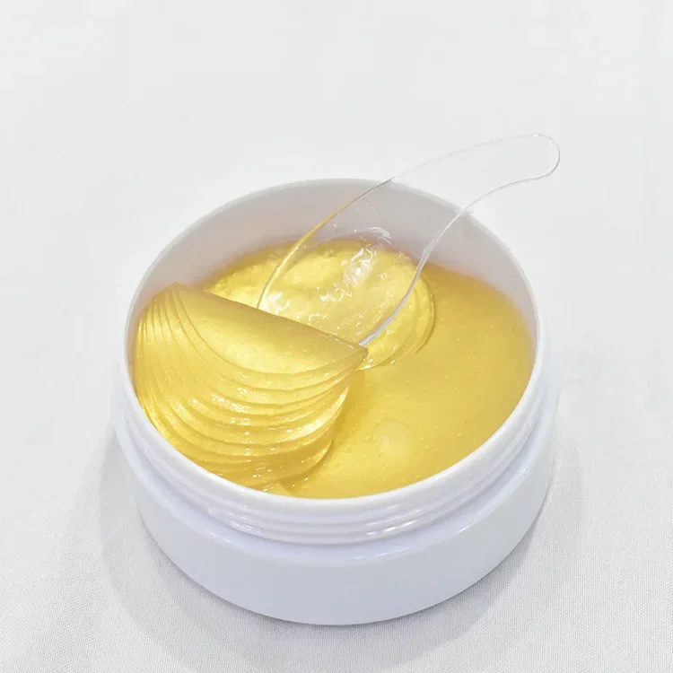 Private Label Collagen Eye Mask Hydrating Moisturizing Hydrogel Gold Eye Mask Cosmetic Eye Patch