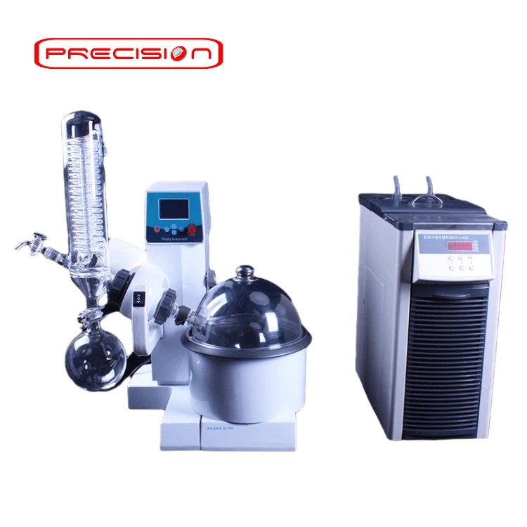 Fengxun Precision High Quality 1l Laboratory Rotary Evaporator Aluminium Alloy Water/oil Bath, All-in-one Electric Lift Provided