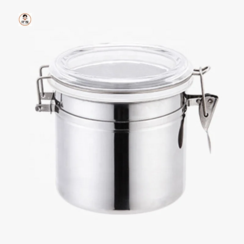 Герметичная банка из нержавеющей стали, контейнер для хранения зерна, контейнер для хранения кофе